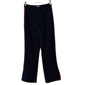 Urban Outfitters Striped Split Hem Trousers